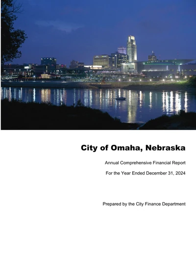 City of Omaha, Nebraska ACFR Cover