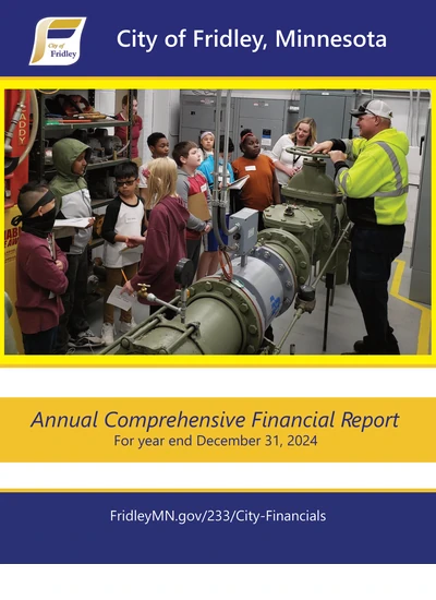 City of Fridley ACFR Cover
