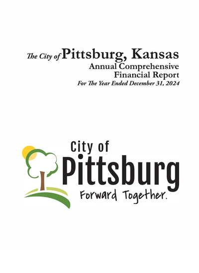 City of Pittsburg, Kansas ACFR Cover