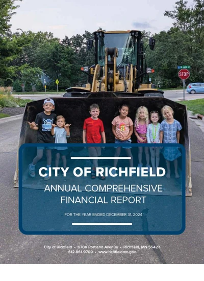 City of Richfield ACFR Cover