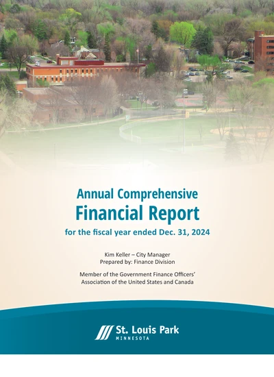 City of St. Louis Park ACFR Cover