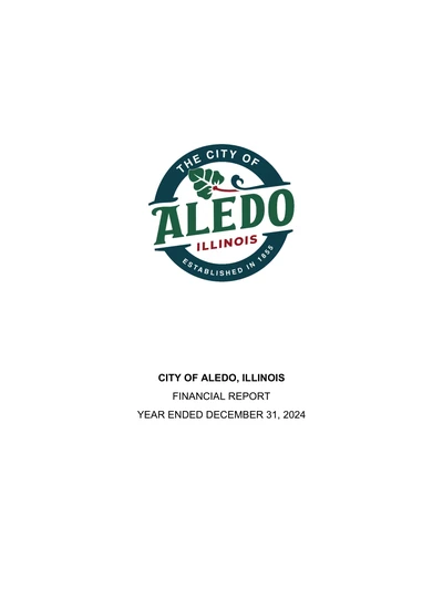 City of Aledo ACFR Cover