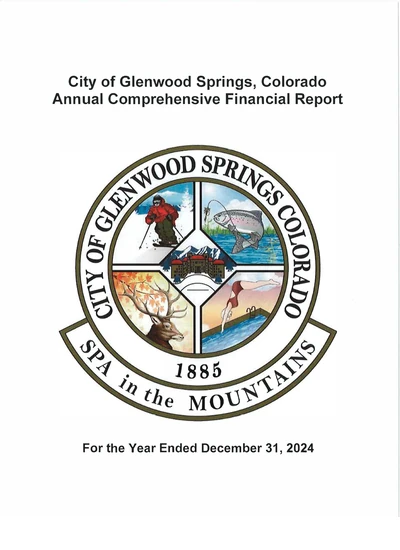 City of Glenwood Springs, Colorado ACFR Cover