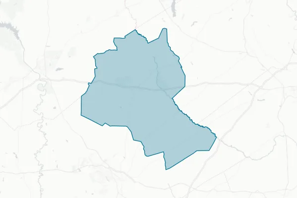 Scool District of Lee County — detail map