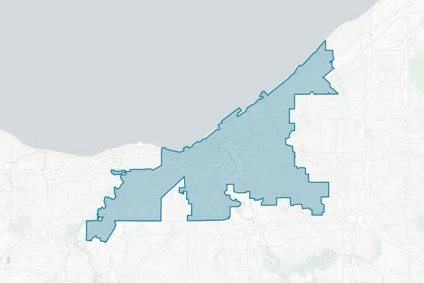 Cleveland Municipal School District — detail map