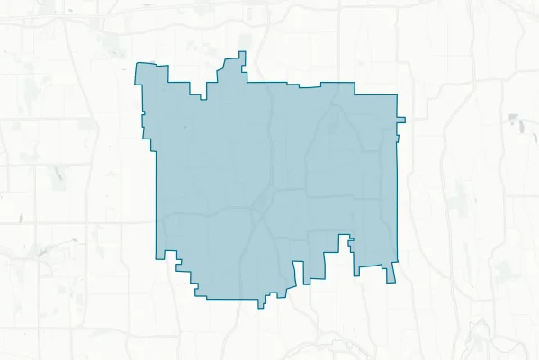 Marion Central School District — detail map
