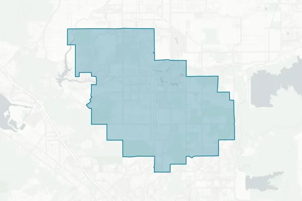 Menifee Union Elementary School District — detail map
