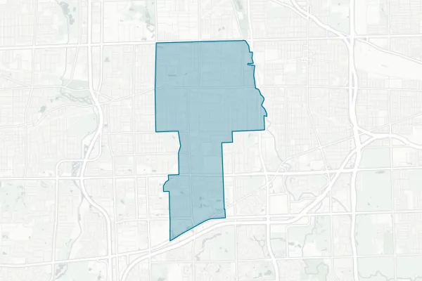 Dupage High School District No. 88 — detail map