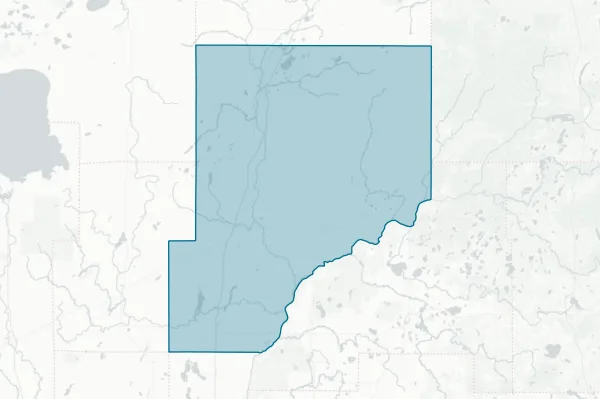 Pine County — detail map