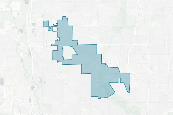 Village of Niles — detail map