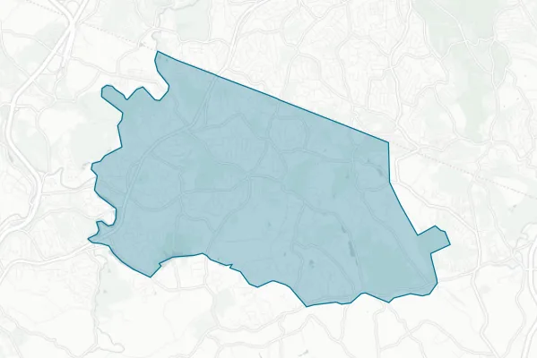 Peters Township School District — detail map