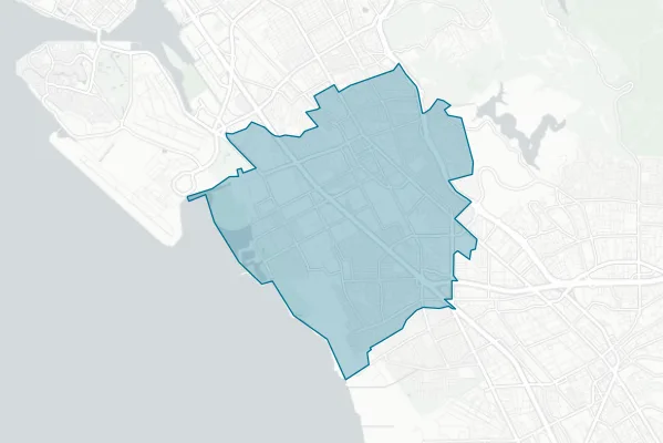 City of San Leandro — detail map