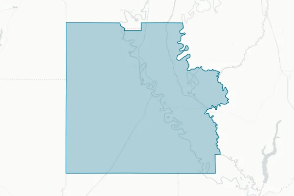 Caldwell Parish Police Jury — detail map