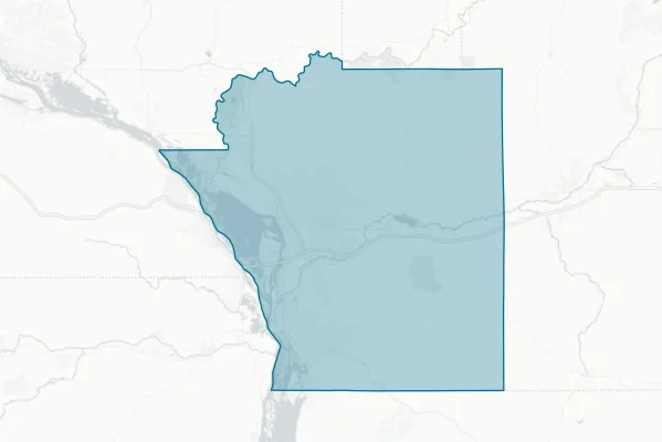 County of La Crosse — detail map