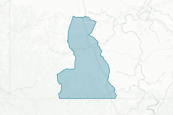 Central Greene School District — detail map