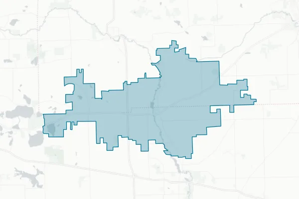Clinton County Regional Educational Service Agency — detail map