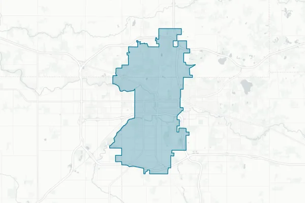 Lansing School District — detail map