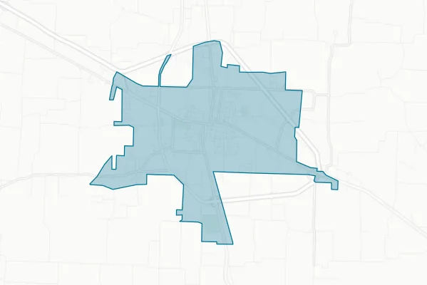 City of Martin — detail map