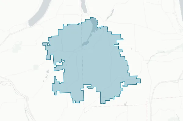 Bradford Central School District — detail map