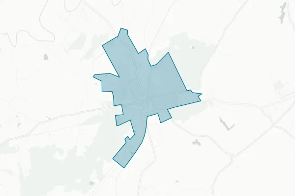 Town of Orange — detail map