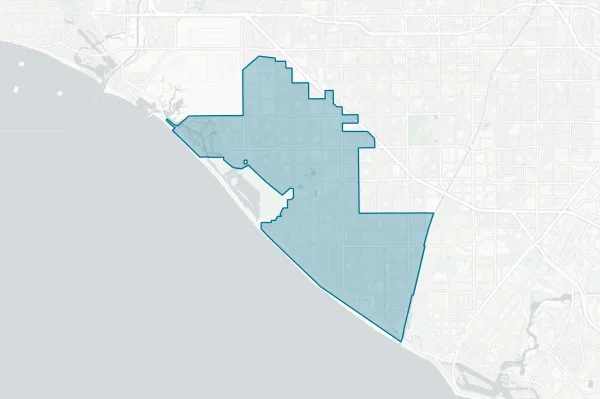 City of Huntington Beach — detail map