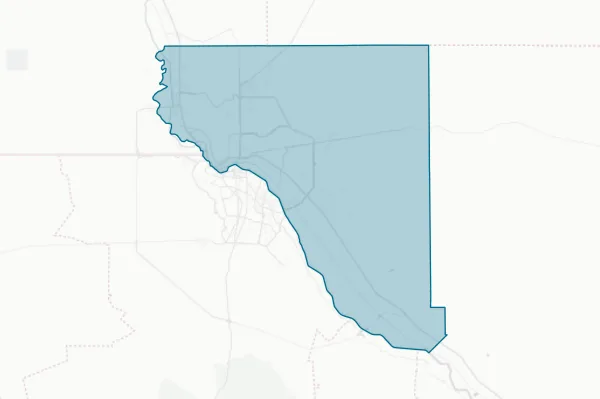 El Paso, County Of — detail map