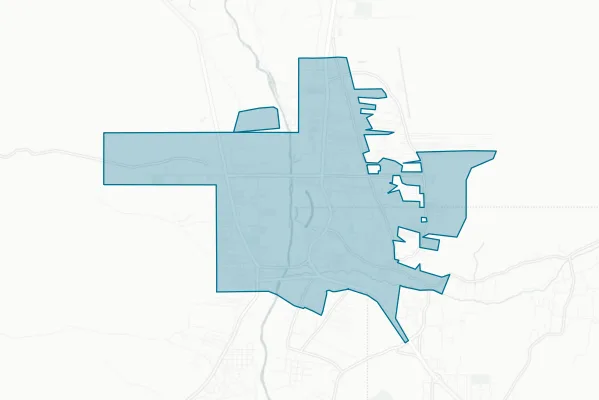 City of Espanola — detail map