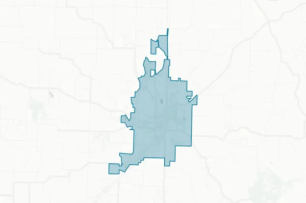 City of Fulton — detail map