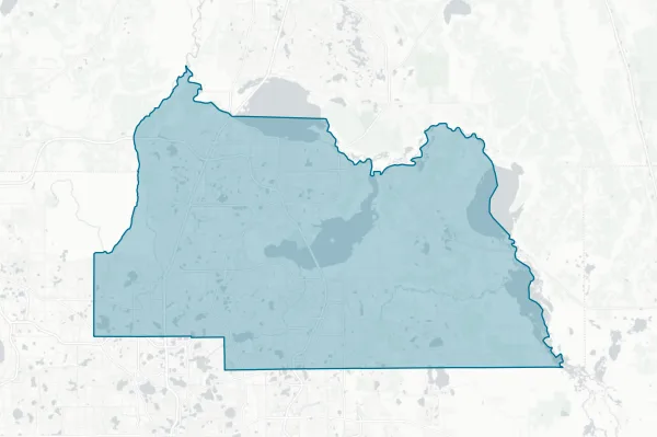 Seminole County District School Board — detail map