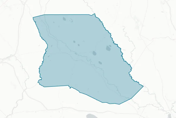 County of Bladen — detail map