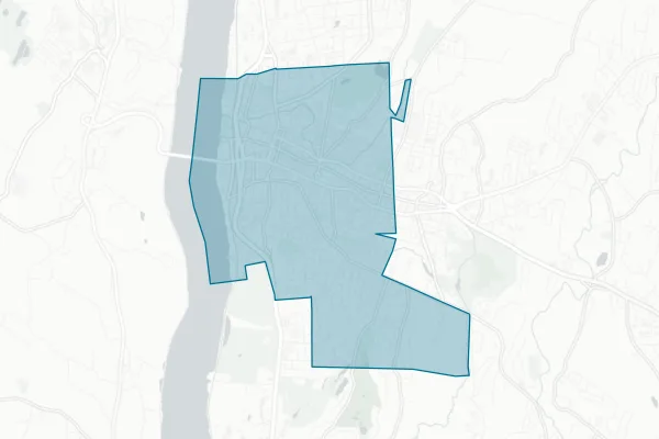 City of Poughkeepsie — detail map