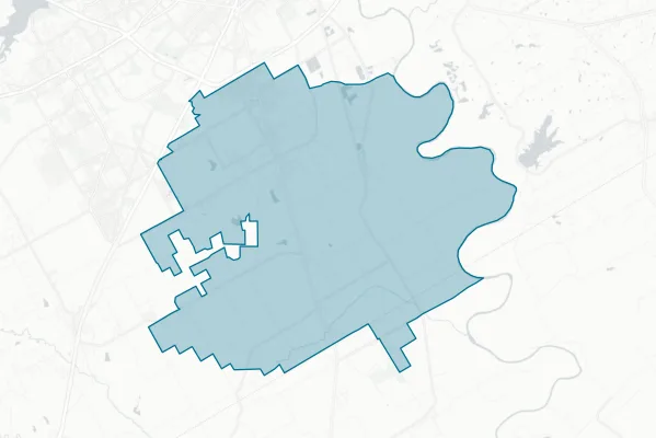Robinson Independent School District — detail map