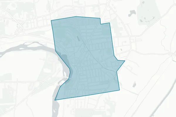 Village of Hudson Falls — detail map