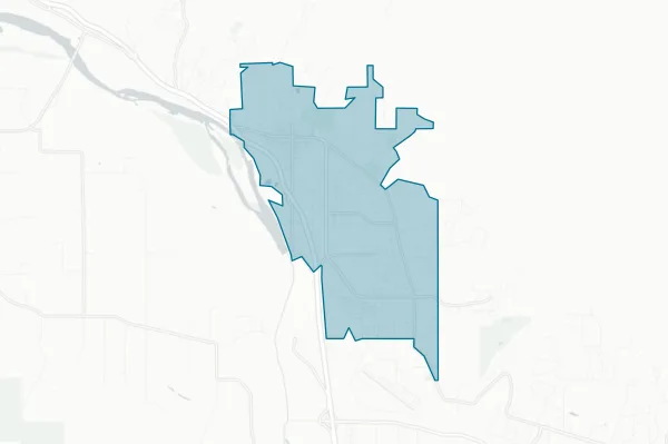 City of Fortuna — detail map