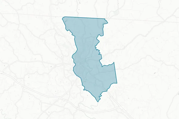 Board of Education of Mount Airy City Schools — detail map