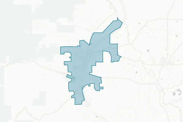 City of Yreka — detail map