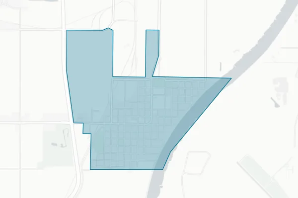 City of Dakota City — detail map