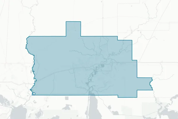 Calcasieu Parish School Board — detail map