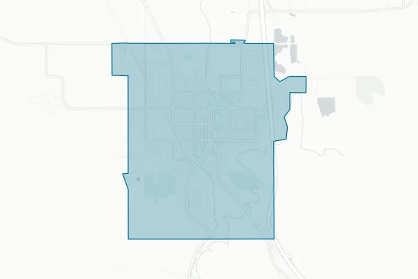 Baker City — detail map