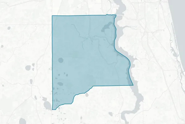Clay County — detail map