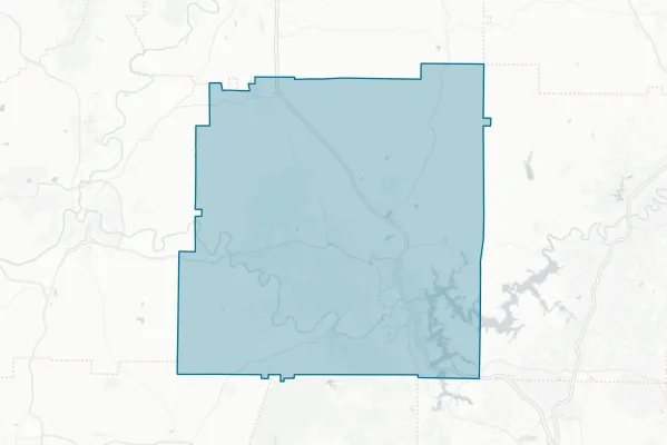 Echols County Board of Education — detail map