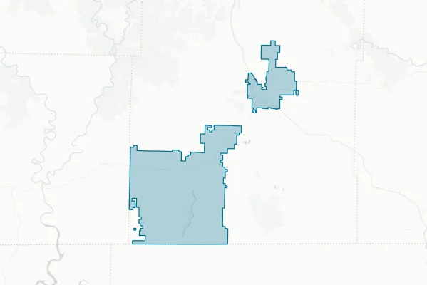 West Plains R-vii School District — detail map