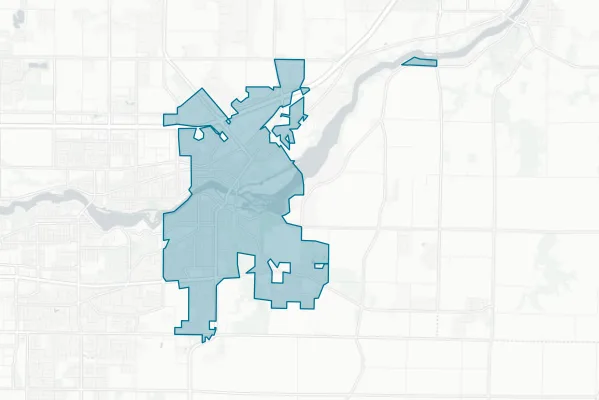 City of Kaukauna — detail map