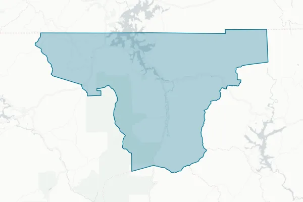 Towns County — detail map