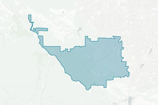 Saratoga Union School District — detail map