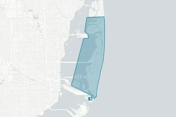 City of Miami Beach — detail map