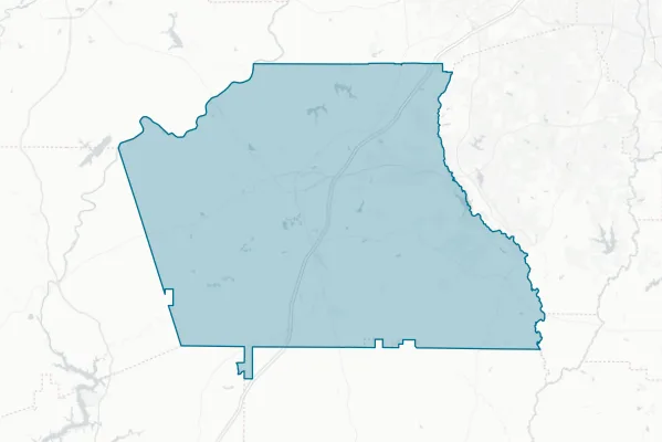 Coweta County Board of Education — detail map