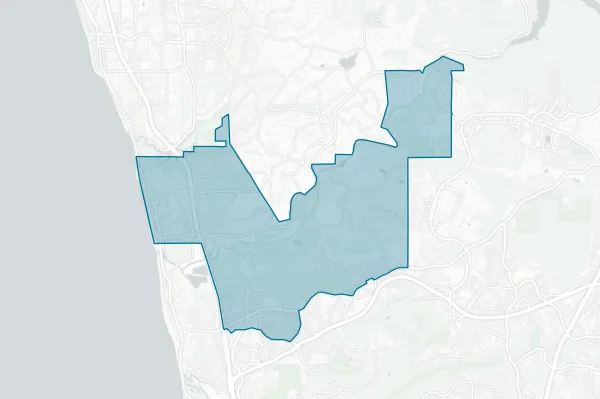 Solana Beach School District — detail map
