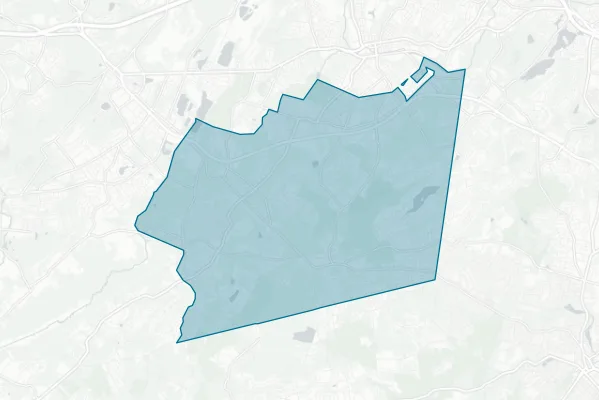 Randolph Township School District — detail map