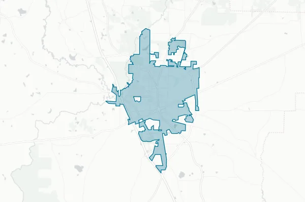 City of Valdosta — detail map